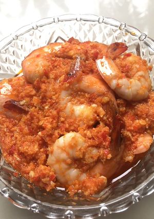 Foto resep Udang sambal telur