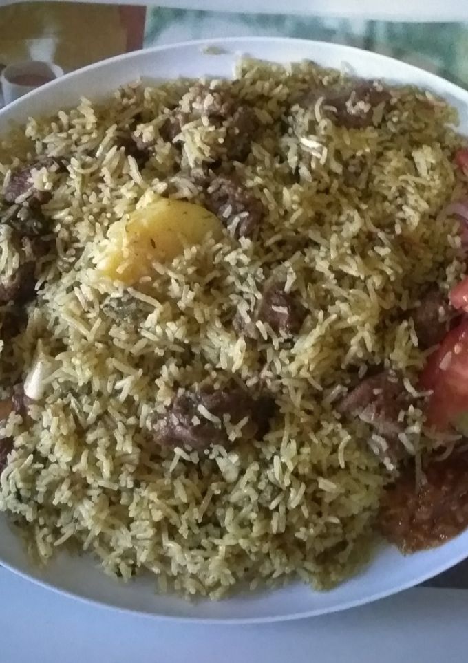 A picture of Indian pilau.