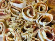 Una foto de wraps de jamon