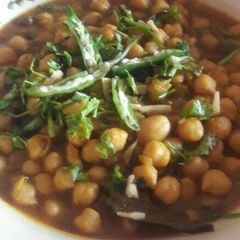 A picture of Masala chole.
