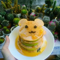 Eggless Pancakes A picture of Eggless Pancakes.