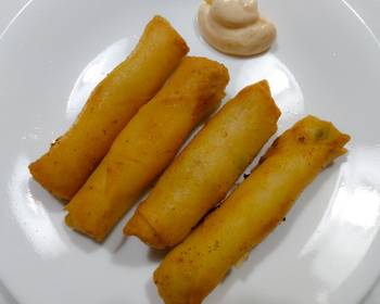 Unique Recipe Mashed potato spring rolls Delicious Nutritious