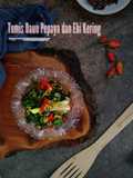 Tumis Daun Pepaya dan Ebi Kering