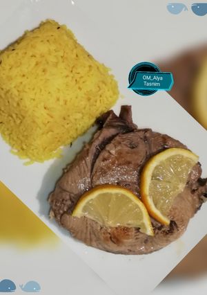 صورة لوصفة سمك التونة 🦈 مع الأرز