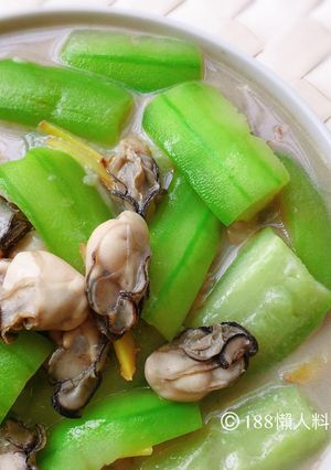 鮮蚵絲瓜 的食譜成品照片