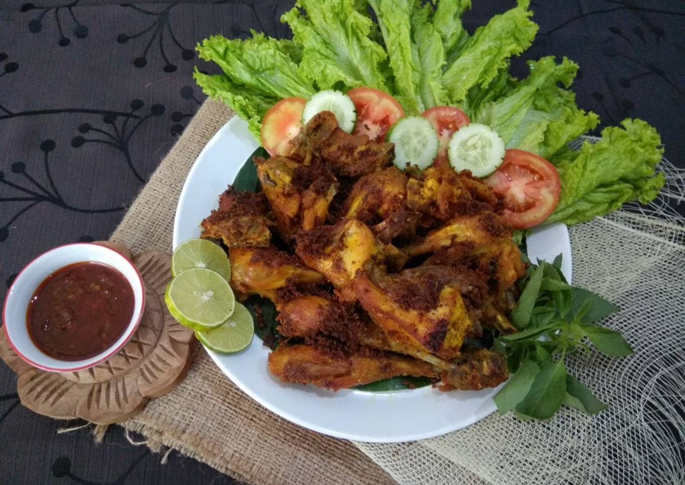 Ayam Goreng Telur Ala Padang