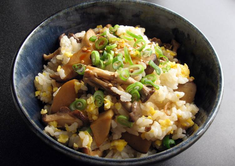 Recipe of Any-night-of-the-week Asian Mushroom Mazegohan