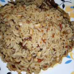 A picture of Jollofrice.