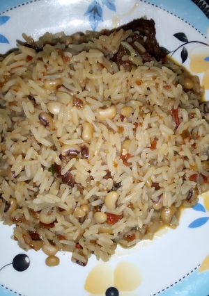 A picture of Jollofrice.