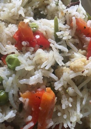 A picture of Mixed Veg Pulao.