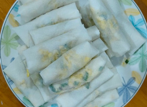 Hình của món Chả giò bắp/ ram bắp với nckd.