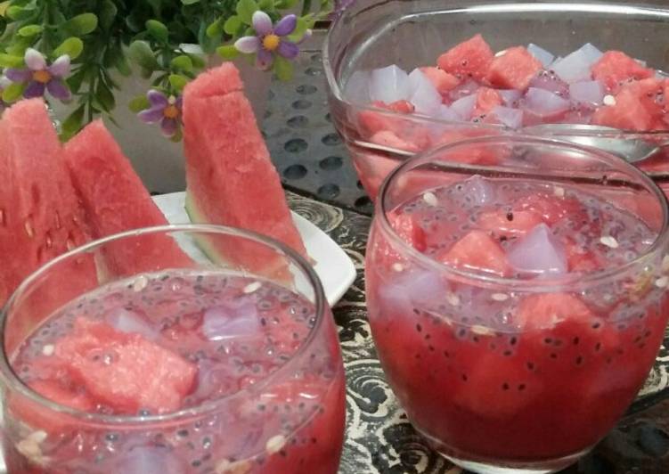 Resep Es Semangka, Enak Banget