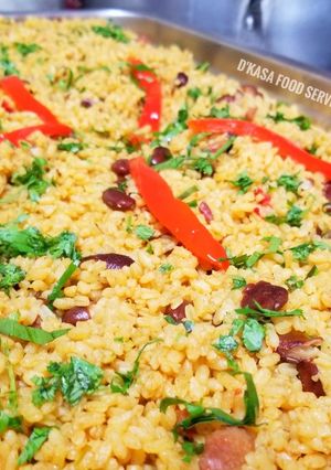 Una foto de Arroz Guisado con Habichuelas