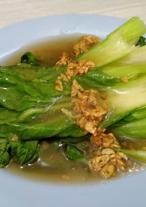 Foto resep Pakcoy siram bawang putih