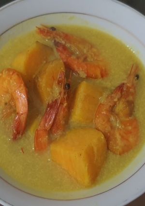Foto resep Gangan Labu Besantan KW Super (Pakai Ubi Jalar Kuning)