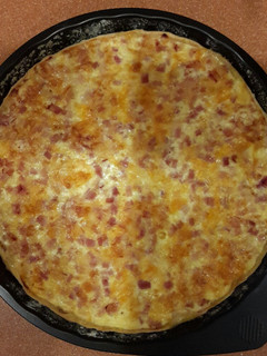 Una foto de Quiche de jamón y queso
