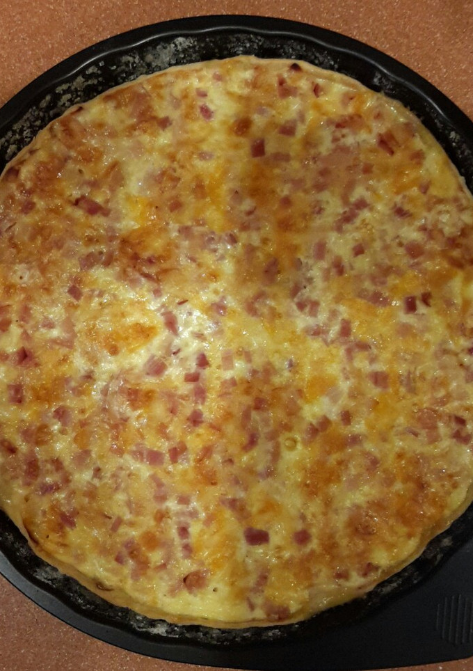 Una foto de Quiche de jamón y queso