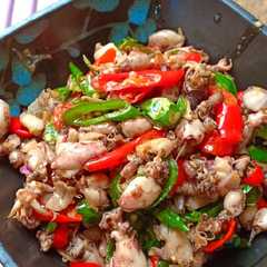 รูปของ Cumi asin cabe ijo