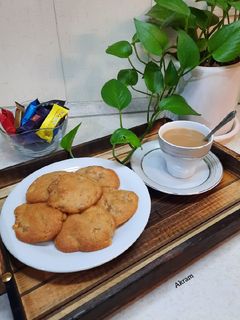 عکسی از دستور کوکی سیب با عطر دارچین