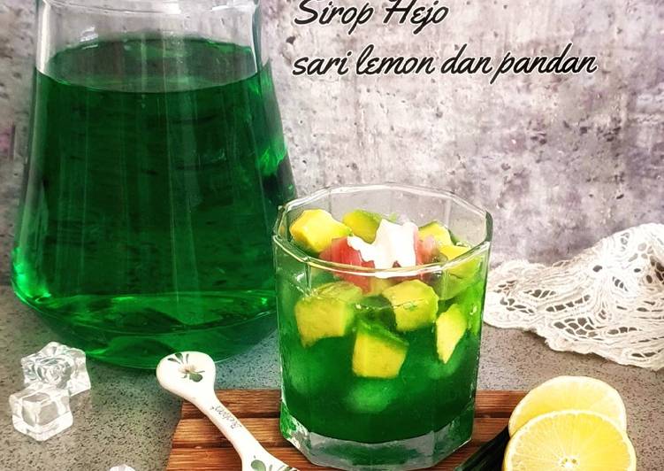 Sirop Hejo rasa lemon wangi pandan