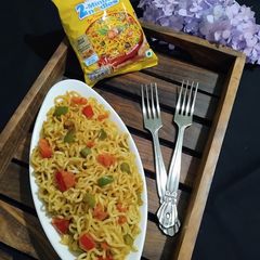 Maggi Noodles with Vegetables A picture of Maggi Noodles with Vegetables.