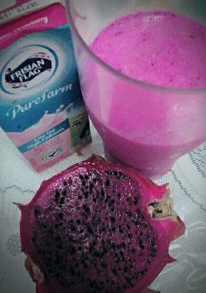 Foto resep Jus buah naga sehat tanpa es dan gula