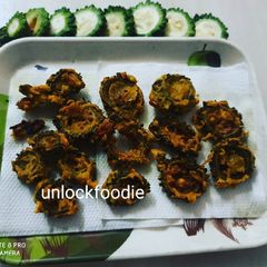 A picture of Karela fry.
