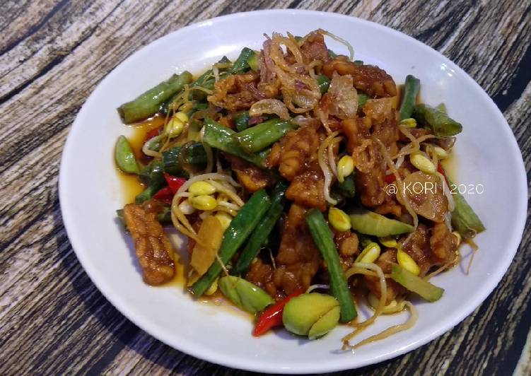 Resep Oseng Tempe Kacang Panjang Pete Anti Gagal