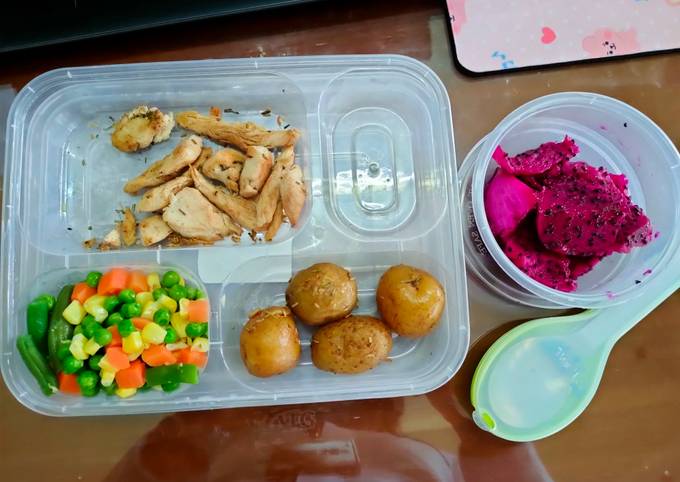 Menu diet makan siang sederhana