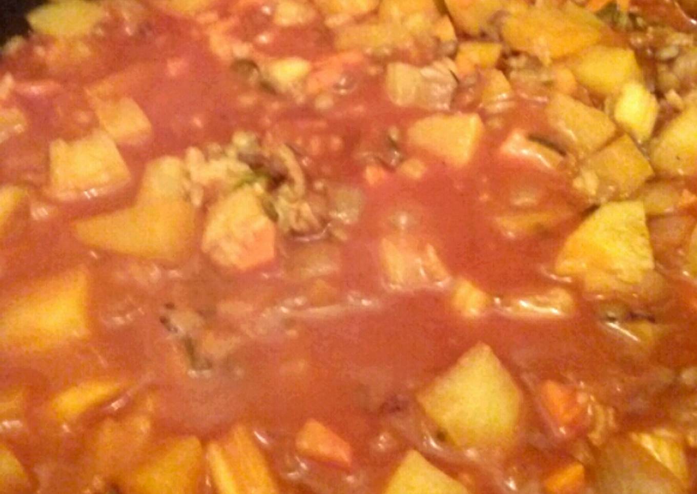 Guiso vegetariano