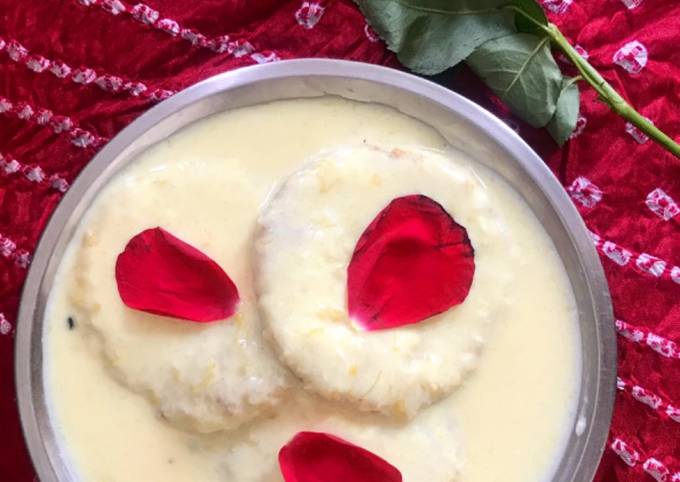 Mango Bread Rasmalai