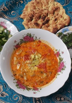 عکسی از دستور کشک و بادمجون رژیمی