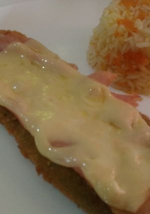 Una foto de Milanesas de berenjenas a la napolitana