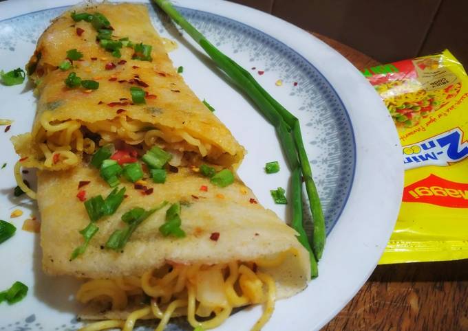 Maggi noodles special masala dosa(street style) Recipe
