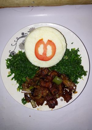 A picture of Fried pork.
