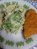 Macarrão ao Molho Branco com Brócolis