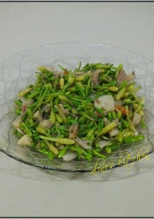 Foto resep Tumis bunga pepaya terasi