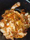 Kimchi geotjori (kimchi fresh tanpa fermentasi bisa langsung dimakan)