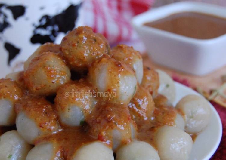 Resep Cilok Saos Kacang oleh Fitri Sasmaya - Cookpad