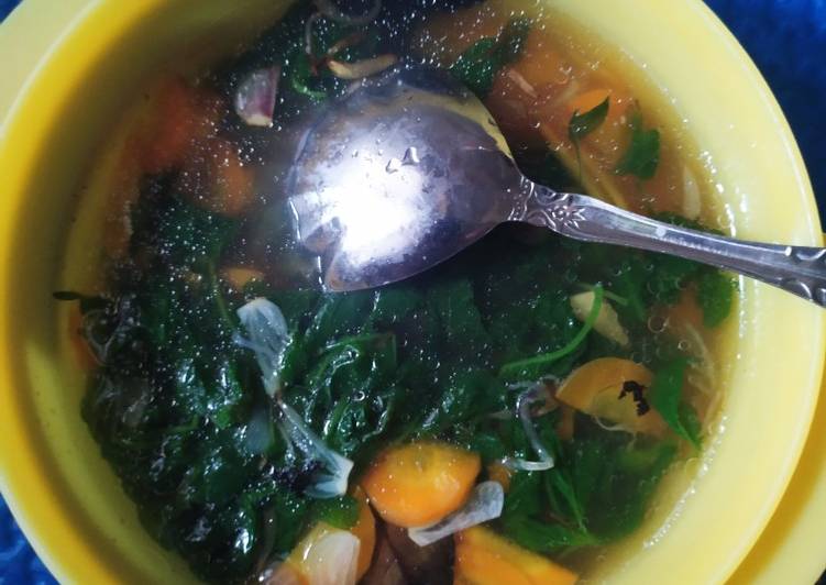 Resep Sayur Bayam Wortel, Enak