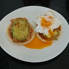 A picture of My Potato Cake Breakfast 😋.