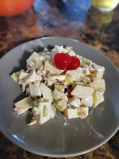 Una foto de Ensalada de manzana
