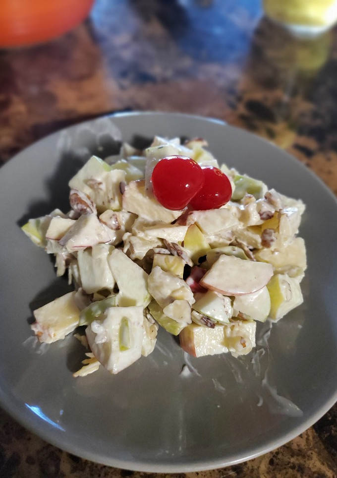 Una foto de Ensalada de manzana