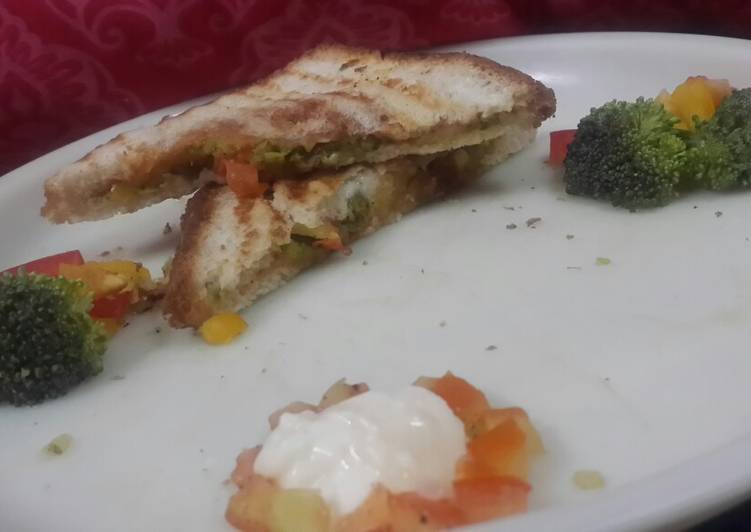 Step-by-Step Guide to Make Super Quick Homemade Broccoli sandwich