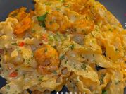 Une photo de crevettes fromages