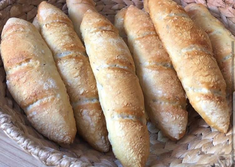 Easiest Way to Make Perfect Mini baguettes