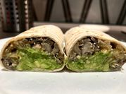 Una foto de wraps sin carne