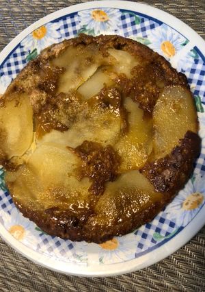 Una foto de Panqueque de pera saludable