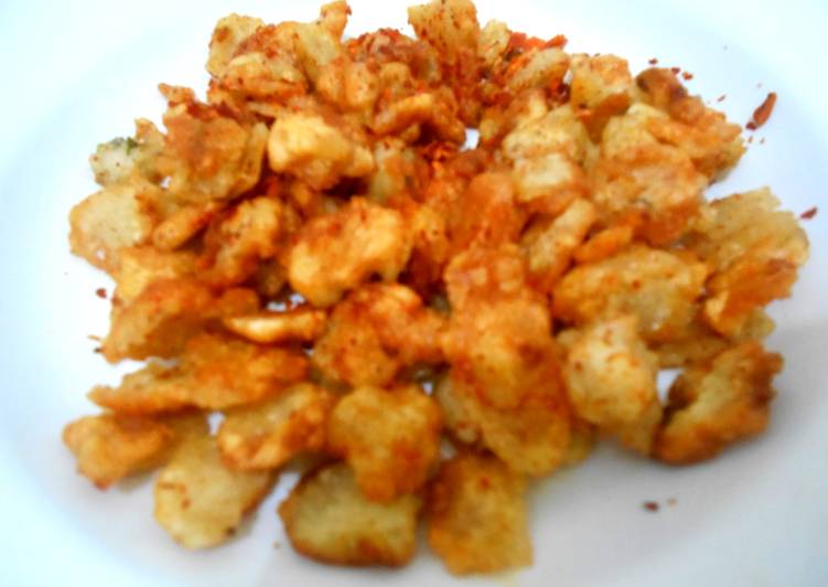 Proses mengolah Basreng Ayam Cemal-Cemil Lezat