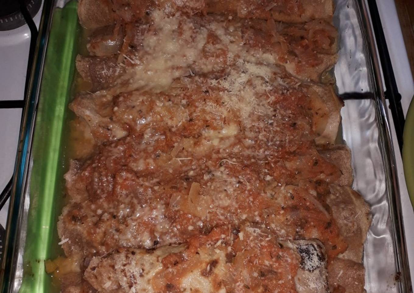 Canelones de calabaza light